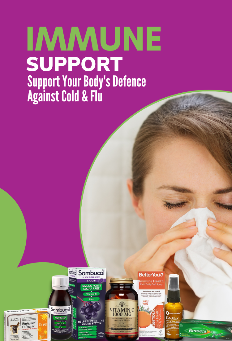 Supplements For Immune Support Ireland | Ballybrack Medical Hall