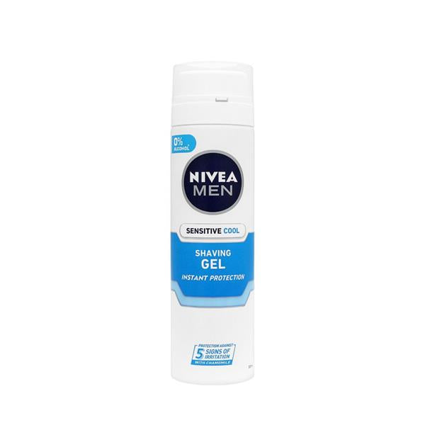 Nivea Men Sensitive Cool Instant Protection Shaving Gel - 200ml