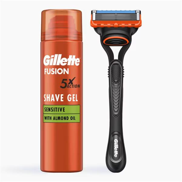 Gillette Fusion 5 Shave Gel & Razor Gift Set