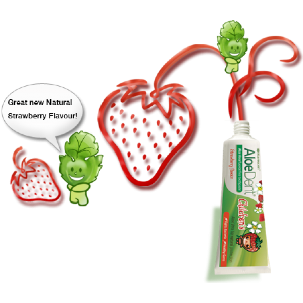 Aloe Dent Childrens Toothpaste Strawberry