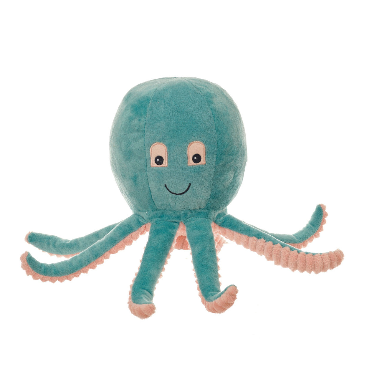 Octopus Snuggable Hottie microwave pouch with tourmaline ceramic beads fragranced with lavender.