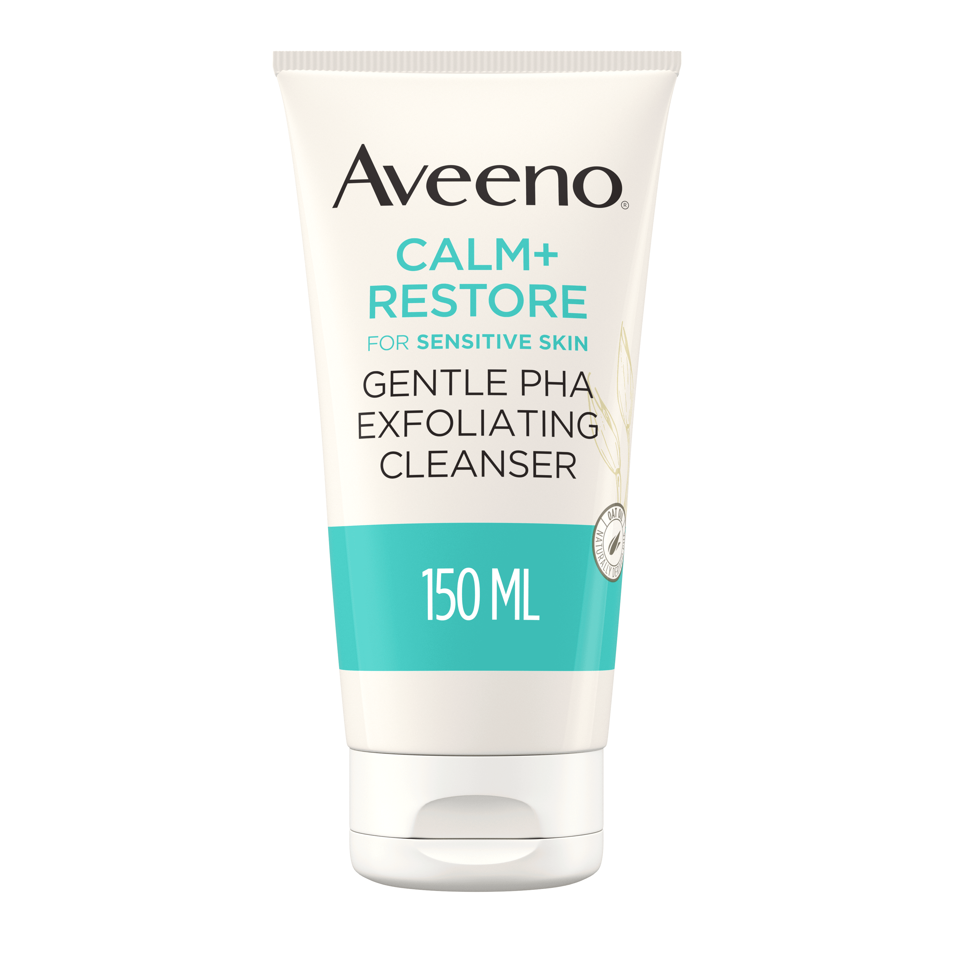 Aveeno Calm & Restore PHA Exfoliating Cleanser 150ml tube