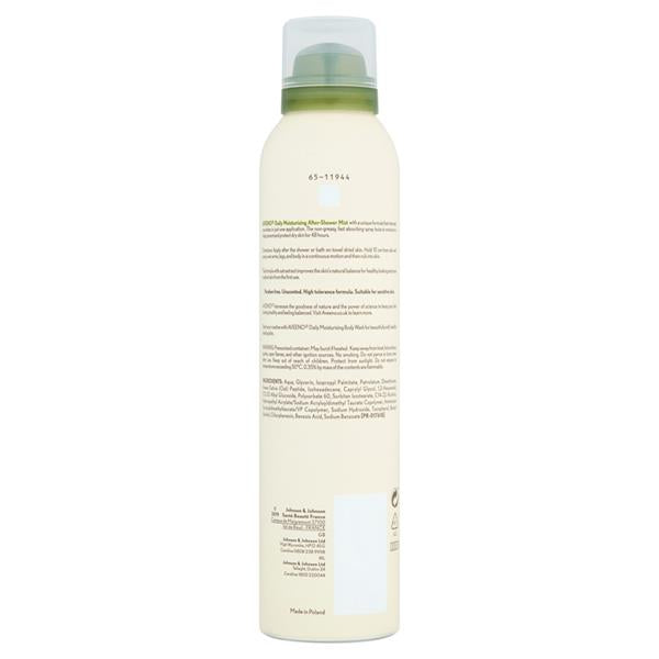 Aveeno Daily Moisturising After Shower Mist With Oat Extract - 200ml