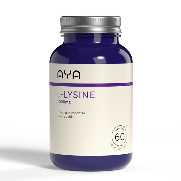 Aya L-Lysine 1000mg high-strength supplement – 60 tablets