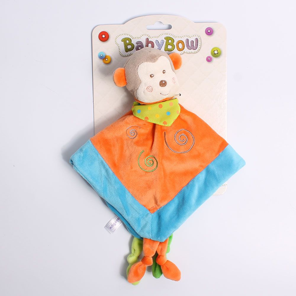 Baby Bow Teddy Monkey Baby Comforter
