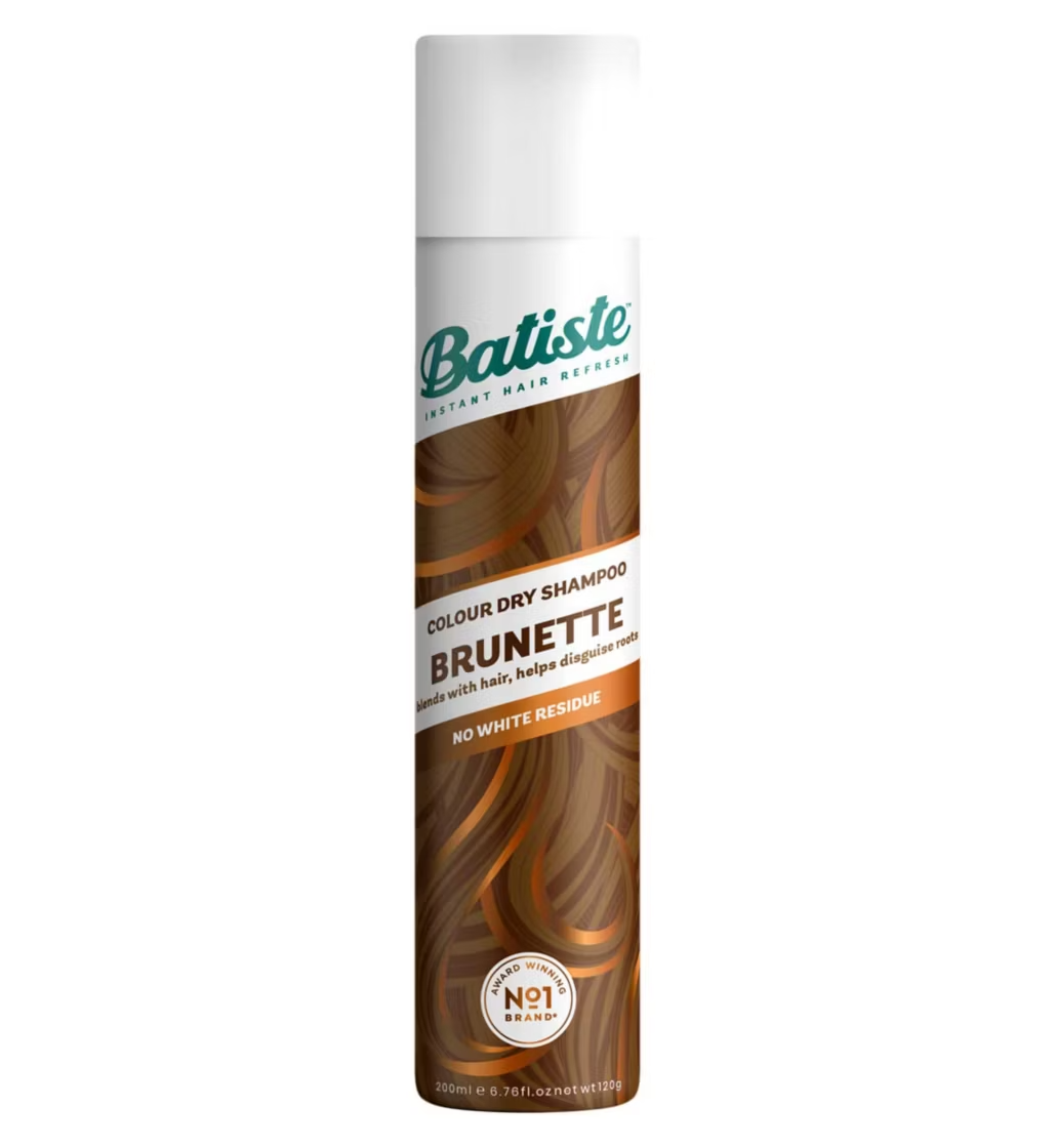Batiste Brunette Dry Shampoo 200ml for brown and auburn hai