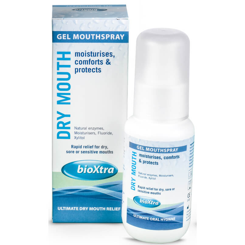 bioXtra dry mouth gel mouthspray 50ml moisturising oral spray