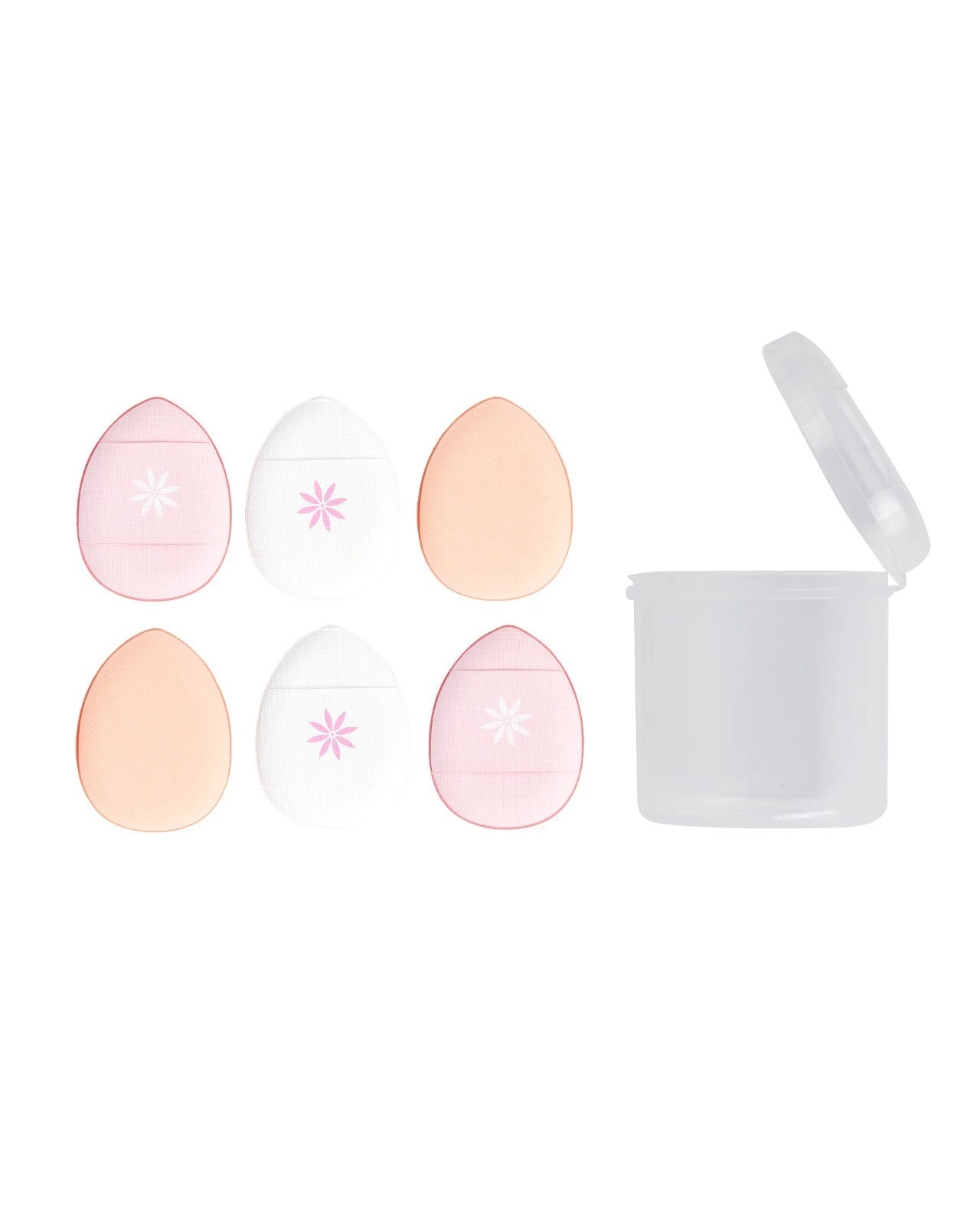 Brushworks triangular mini travel friendly makeup sponges
