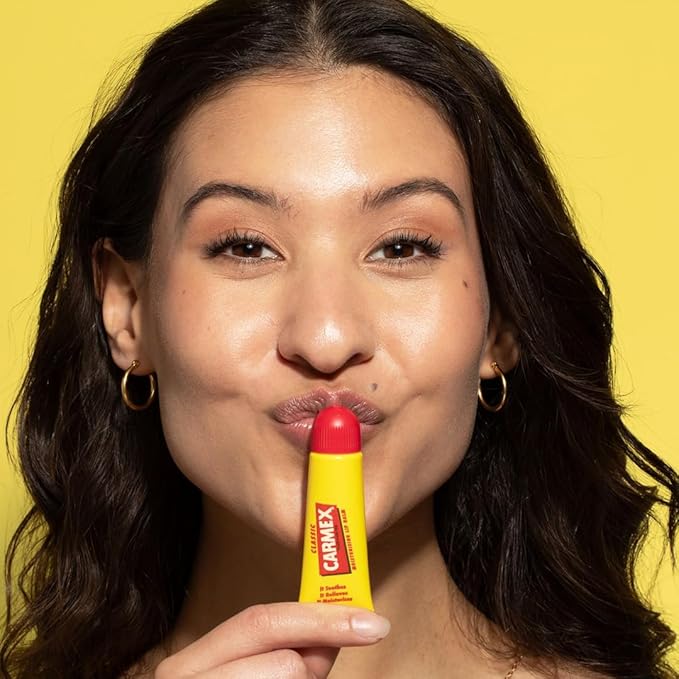 Carmex lip balm tube for dry chapped lips relief