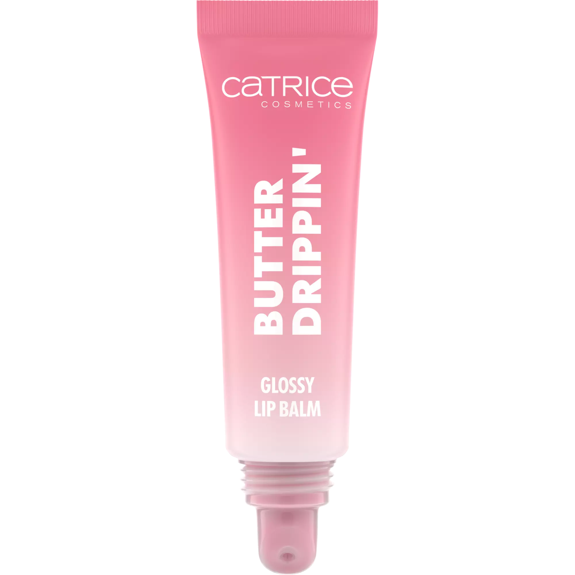 Moisturising pink lip balm Catrice Butter Drippin’ 010 Pink Lemon Squeezin’ for hydrated glossy lips