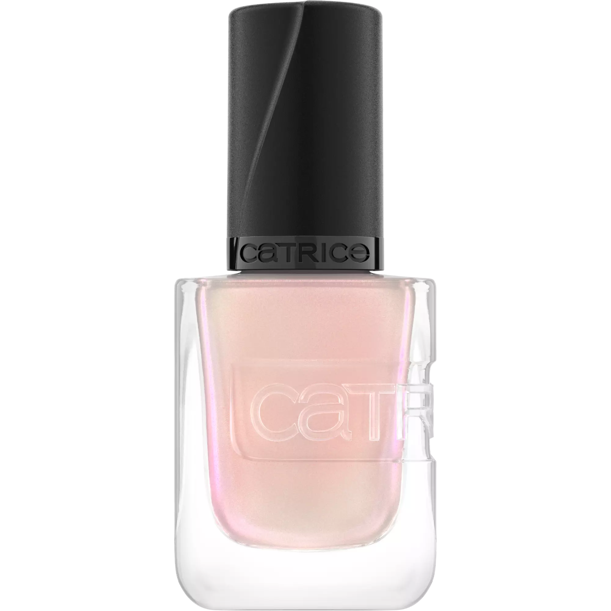 Catrice Gel Affair Nail Lacquer 003 The Pearl Next Door in shimmery nude bottle