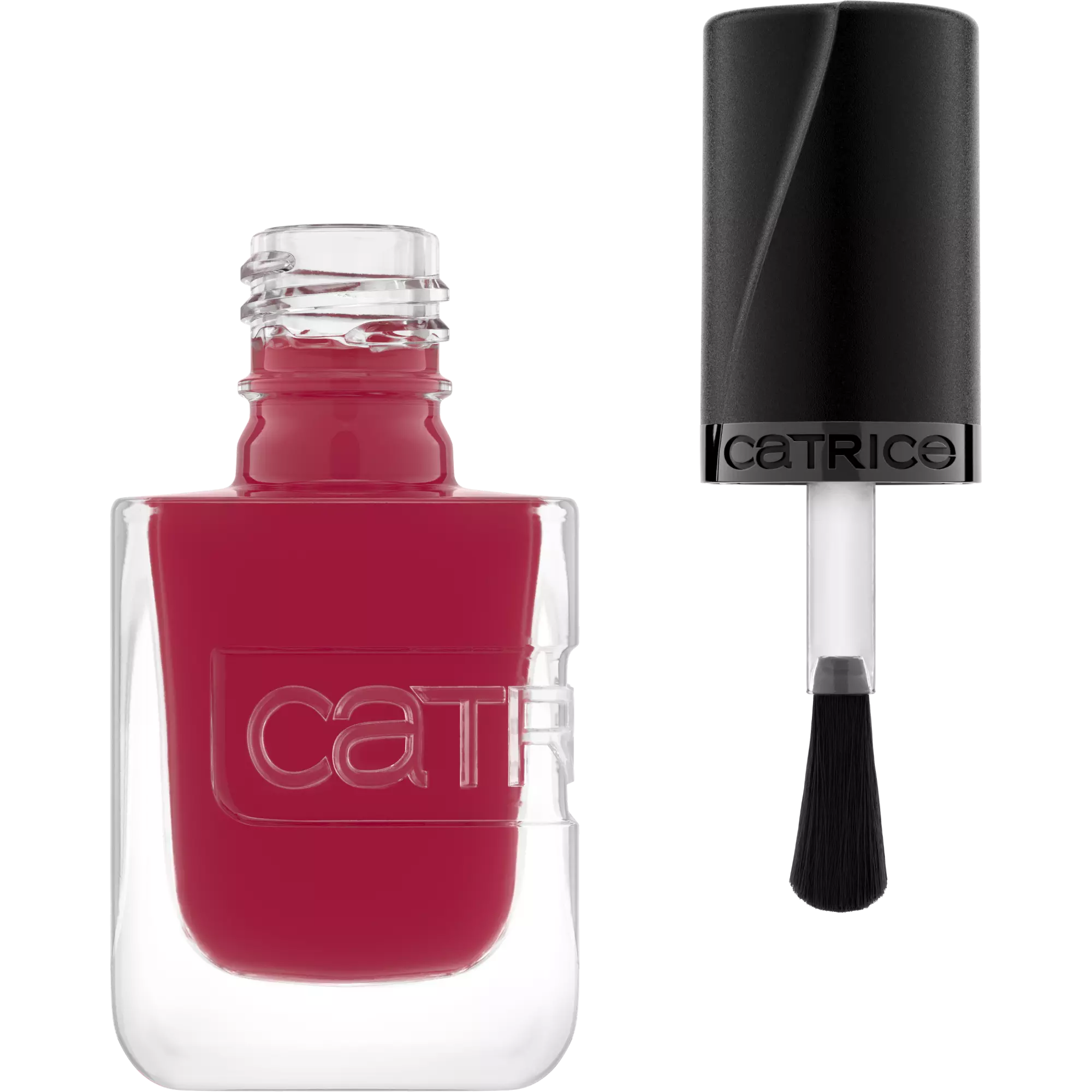 Glossy raspberry pink manicure with Catrice Gel Affair Nail Lacquer 020 Raspberry Pie