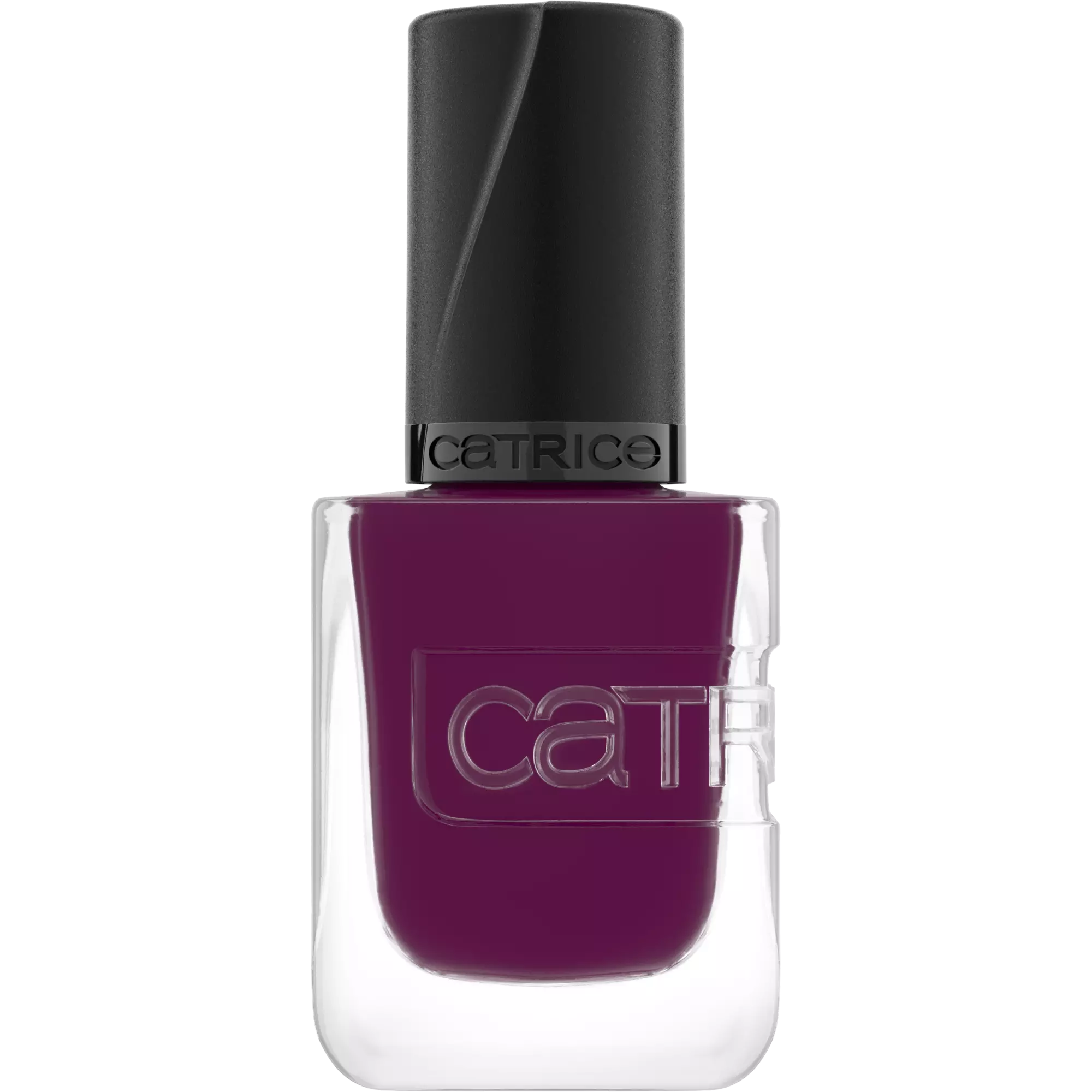 Catrice Gel Affair Nail Lacquer Plum-Believable - Dark Purple Gel Polish Bottle