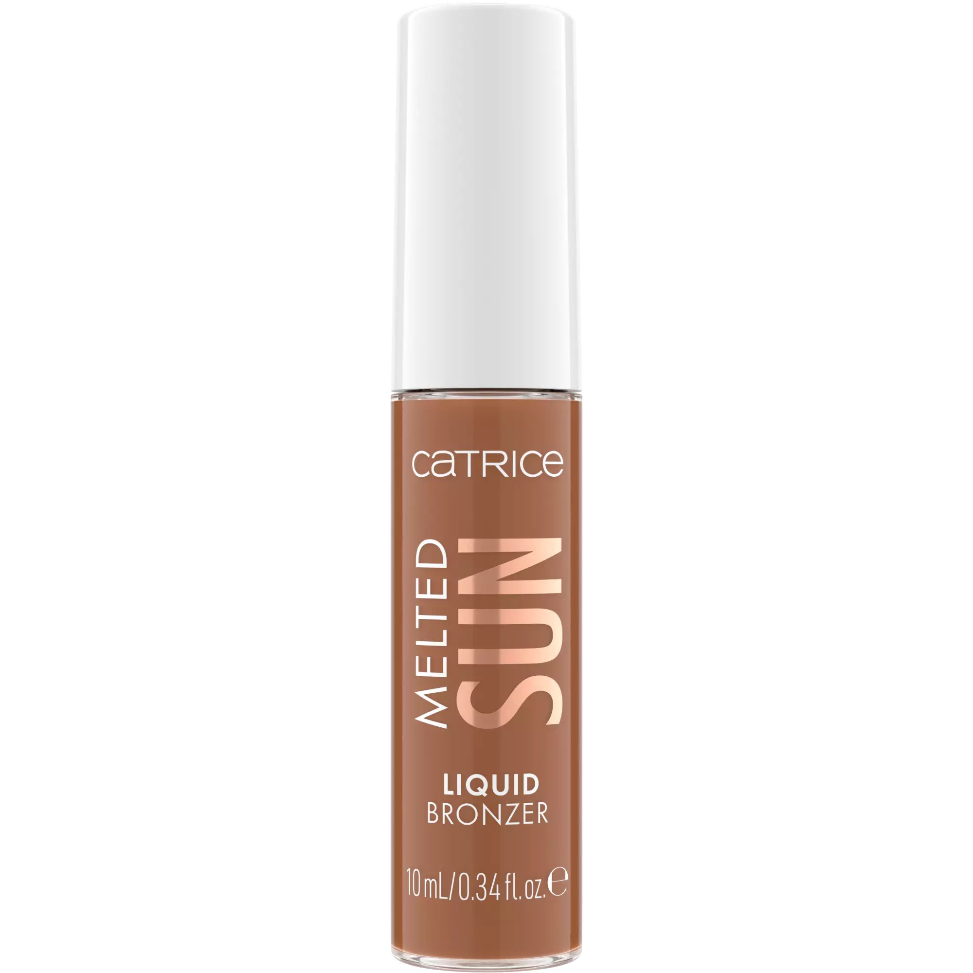 Catrice Melted Sun Liquid Bronzer 025 Beach Please bottle standing upright