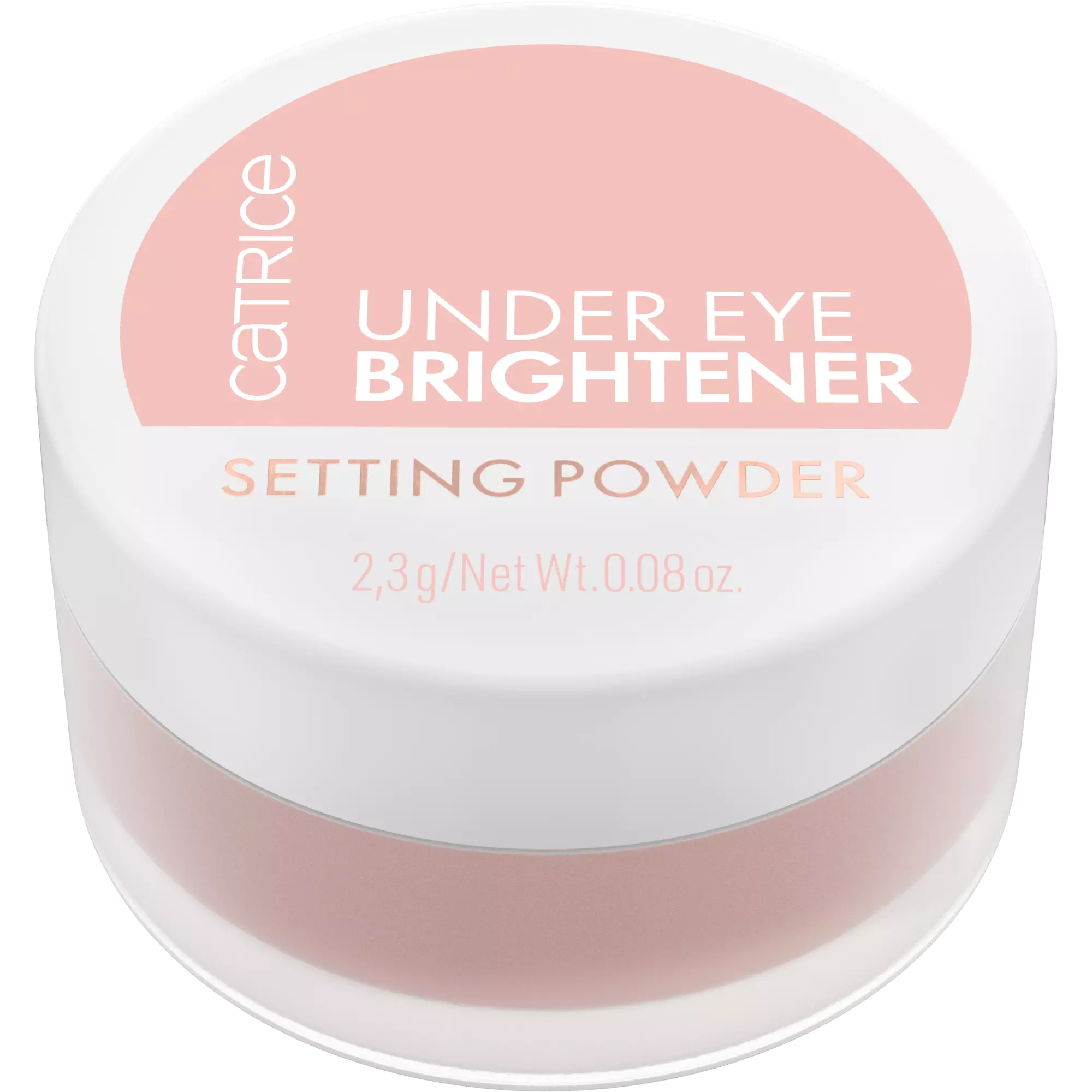 Catrice Under Eye Brightener Setting Powder 010 Light Rose closed jar