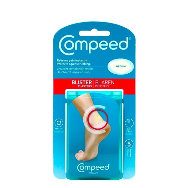 Compeed Medium Blister Plasters for feet 5 pack for heel pain relief