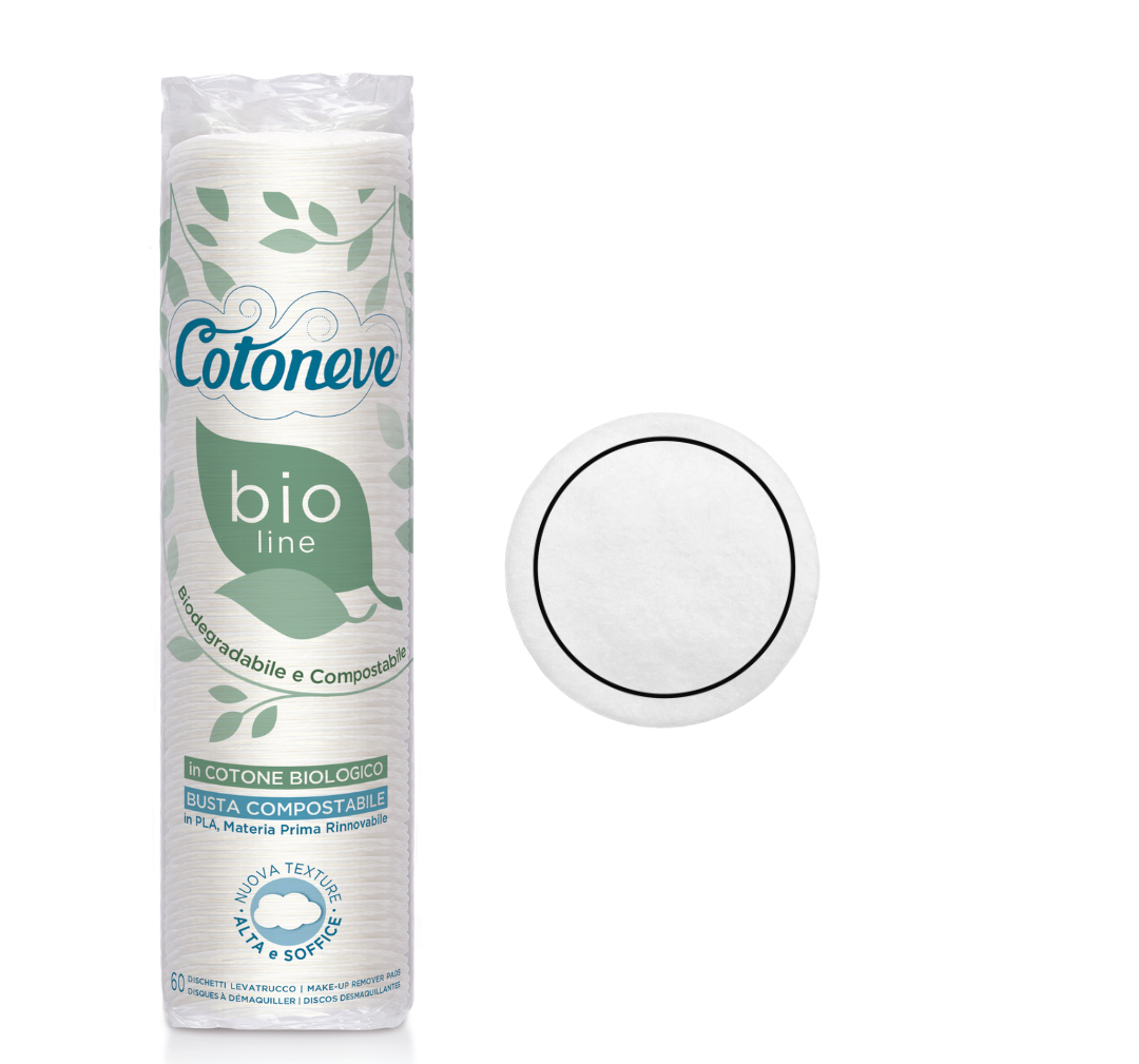 Cotoneve Bio Line Small Round Biodegradable Cotton Pads