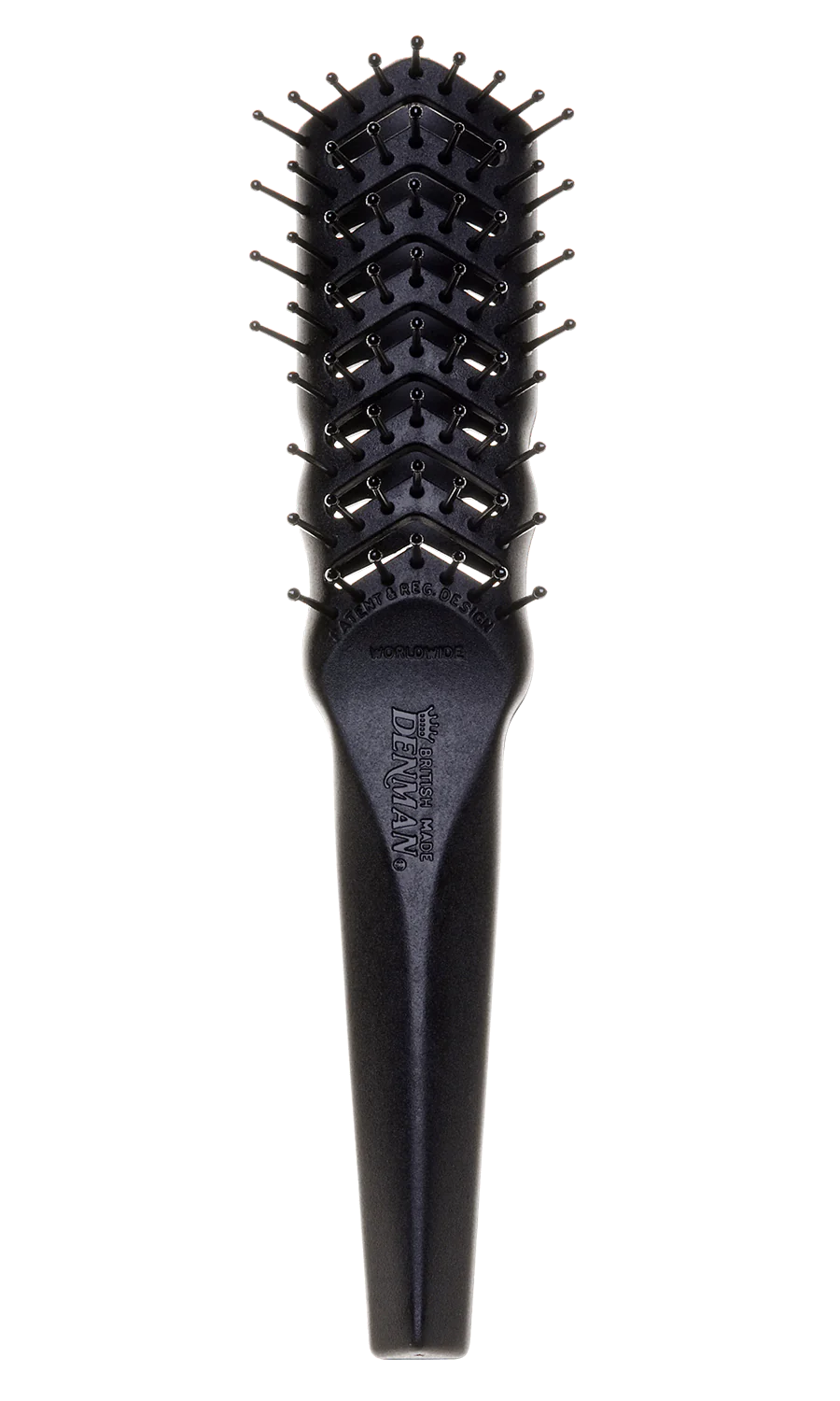 Denman D100 The Tunnel Vent Brush - Black