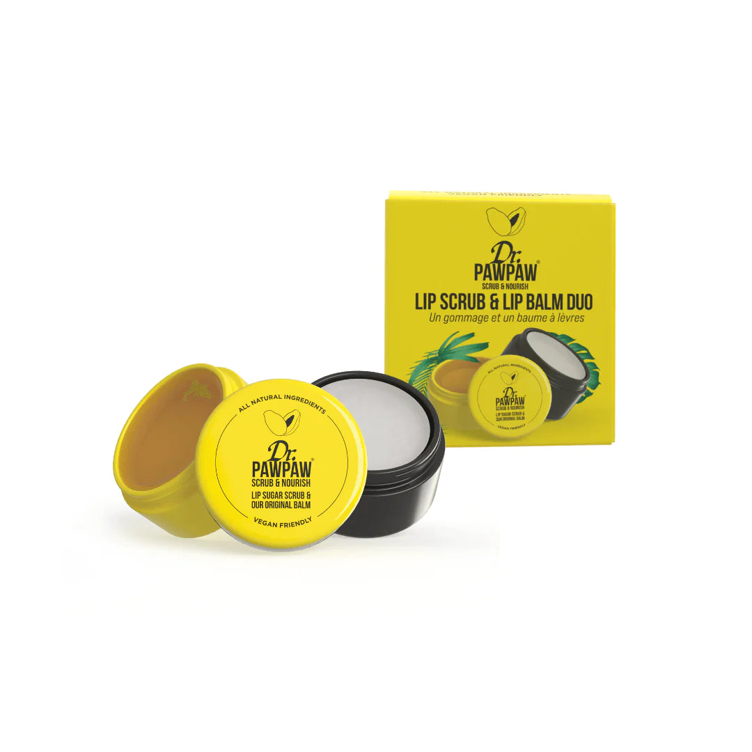 Dr Paw Paw Scrub & Nourish Lip Balm Duo Pot - 16g