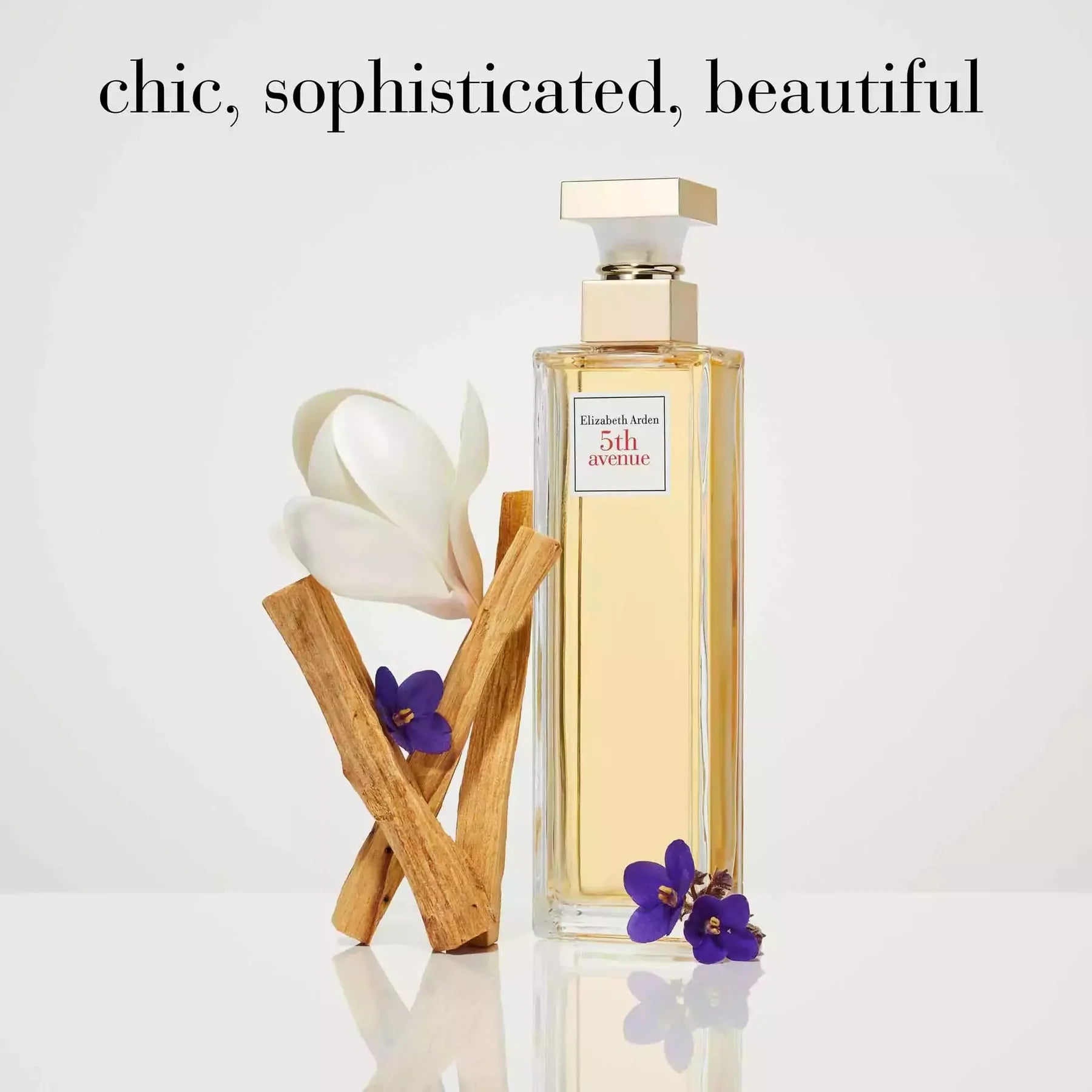 Elizabeth Arden 5th Avenue 75ml boxed bottle — elegant city-inspired fragrance with sandalwood and vanilla base.