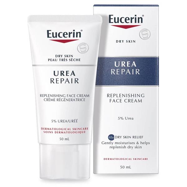 Eucerin  5% Urea Repair Replenishing Face Cream - 50ml