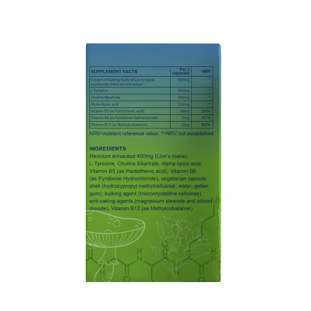 Fabu Focus Brain Food Supplement Capsules