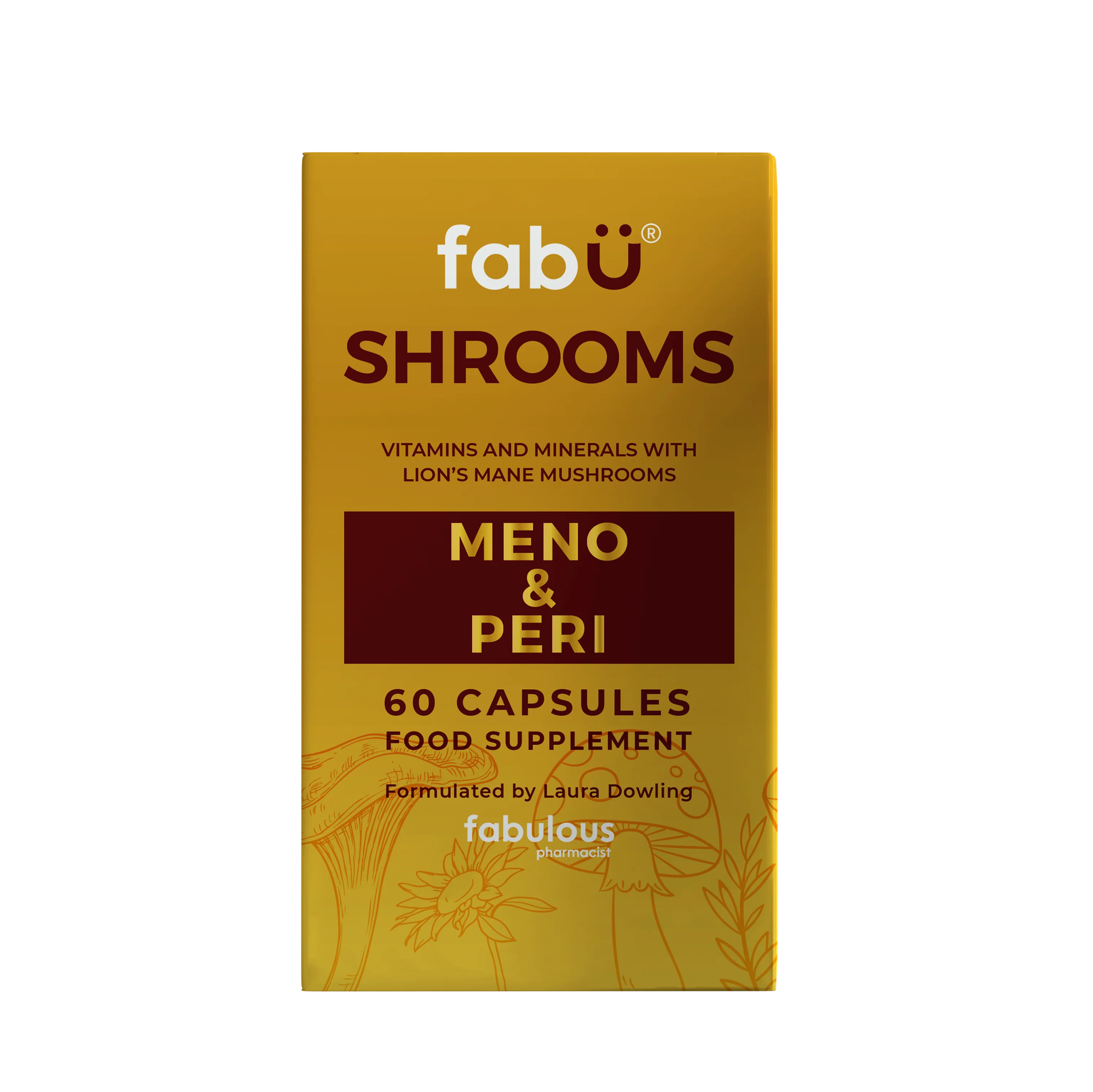 Fabu Shrooms Meno & Peri Menopause Supplements