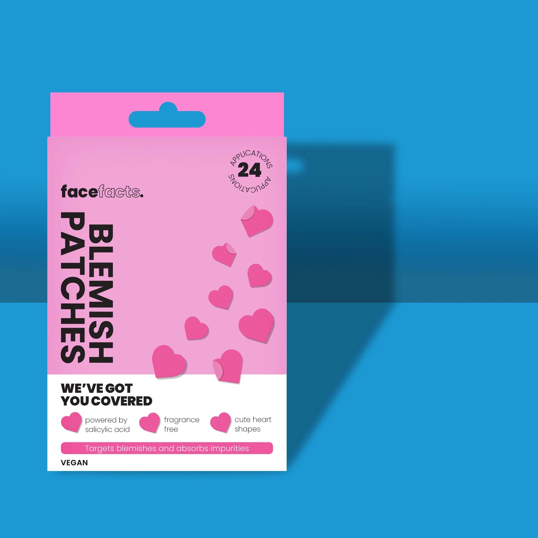 Face Facts Heart Shape Spot Treatment Patches - 24 Pk