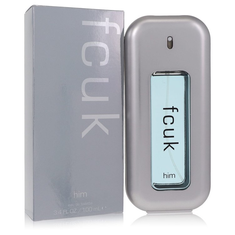 FCUK Him Eau de Toilette spray bottle for men 100ml
