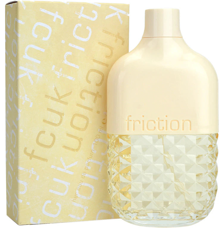 FCUK Friction Her Eau de Toilette with pink floral bottle design