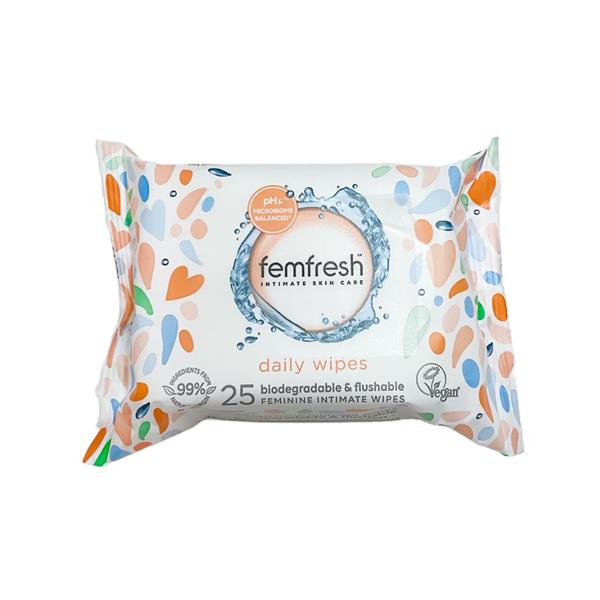 Femfresh Intimate Skin Care Wipes 25 pack