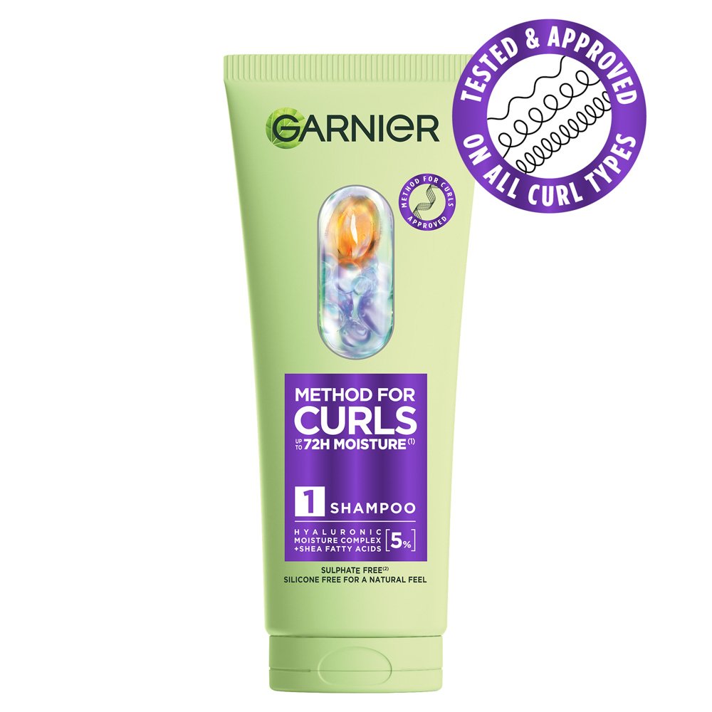 Garnier Method For Curls Hydrating Shampoo 200ml bottle