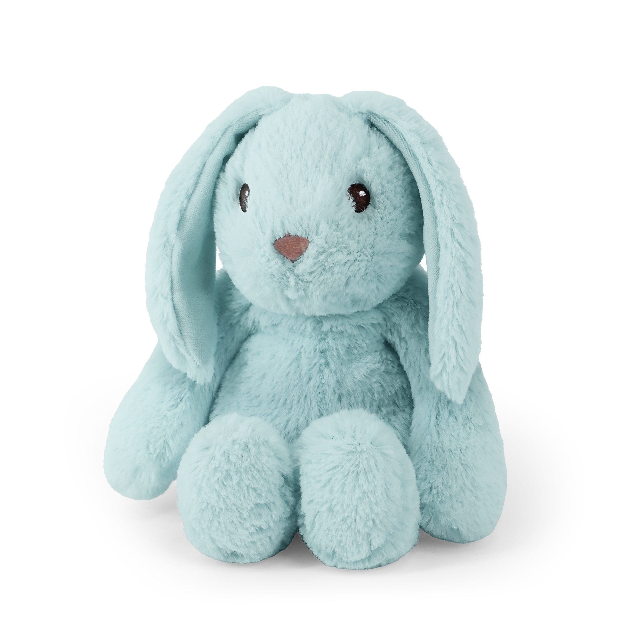 Gosh Blue Bunny Softie 20cm soft turquoise plush cuddly toy for babies and kids.