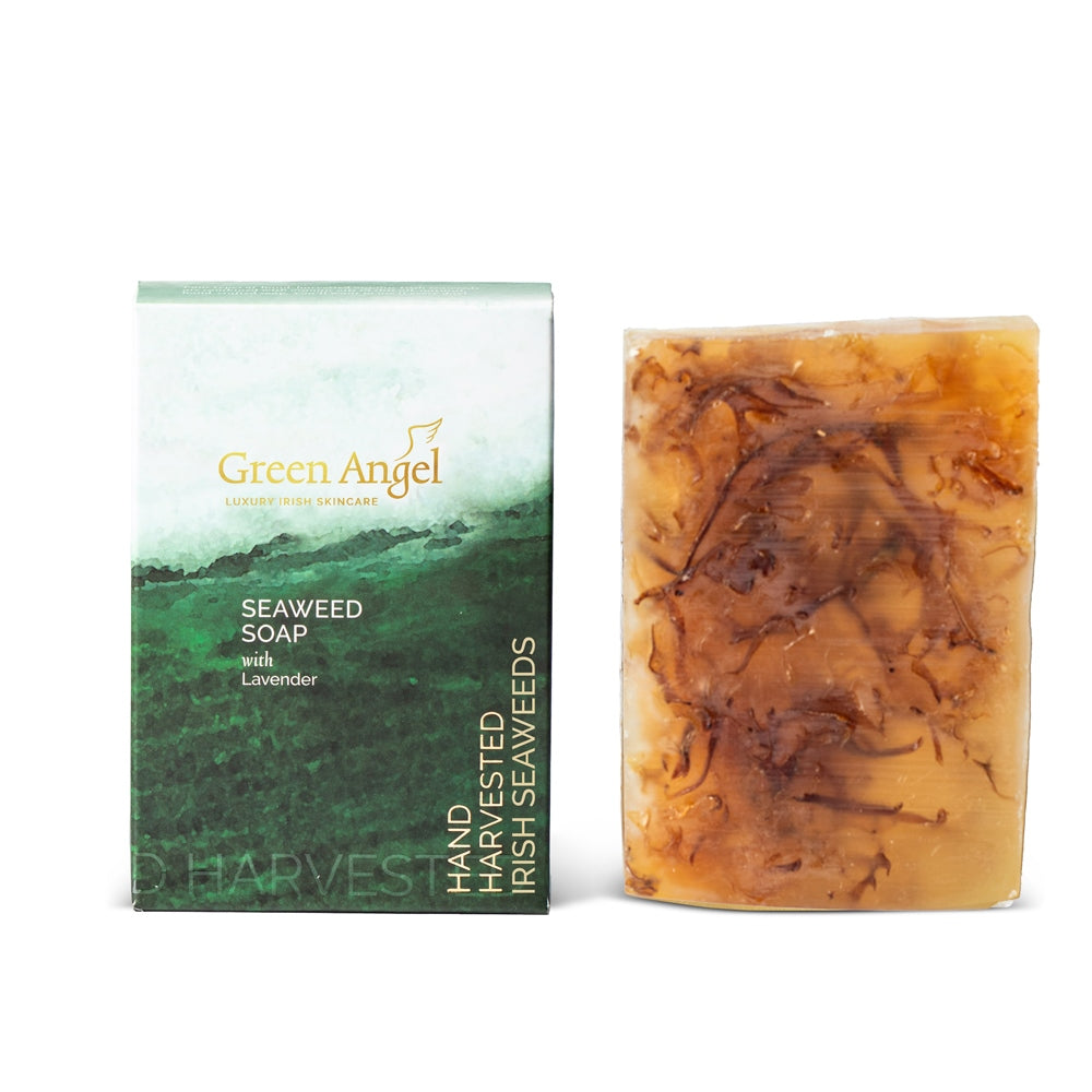 Green Angel Seaweed Soap with Lavender 125g – Irish handmade bar