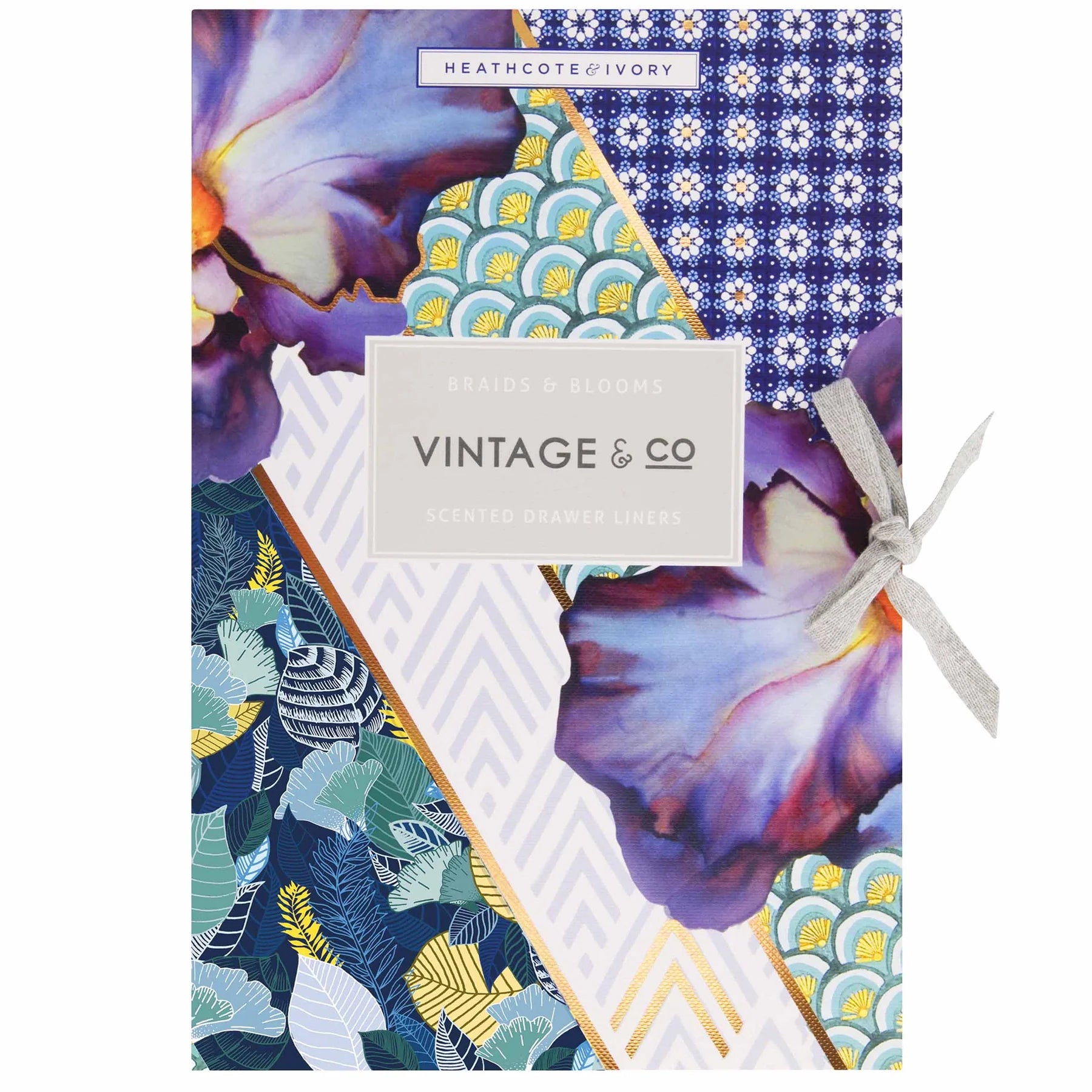 Heathcote & Ivory Vintage & Co Braids & Blooms Scented Drawer Liners