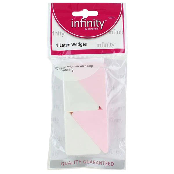 Infinity Latex Wedges Makeup Sponges - 4 Pk