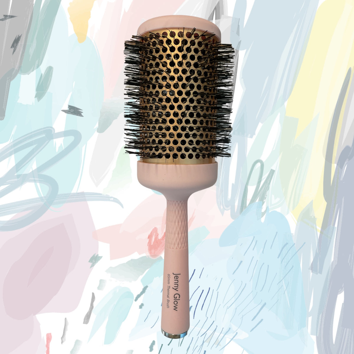 Jenny Glow Ceramic Pro Thermal 65mm Round Brush Pink