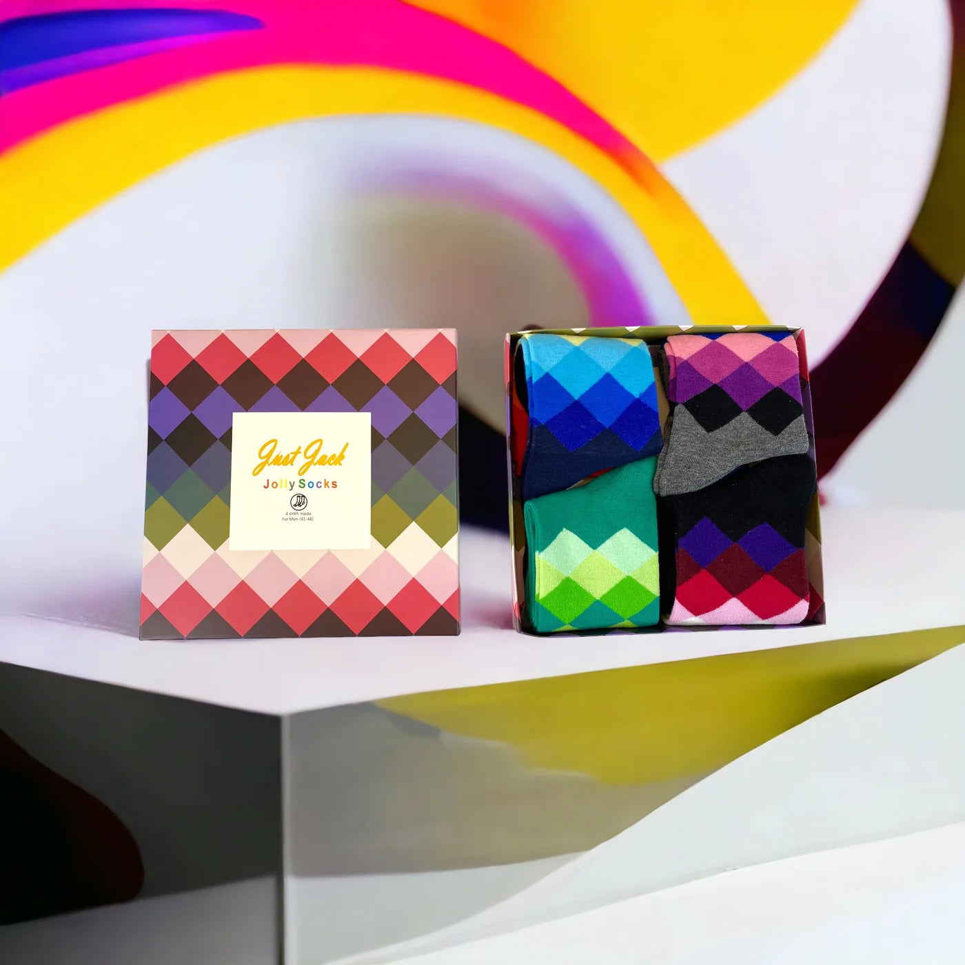 Just Jack Jolly Socks Gift Set For Men - Multi Colour