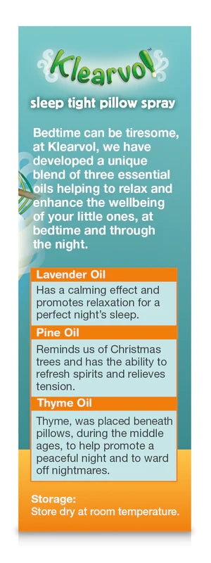 Klear-vol Sleep Tight Pillow Spray -100ml