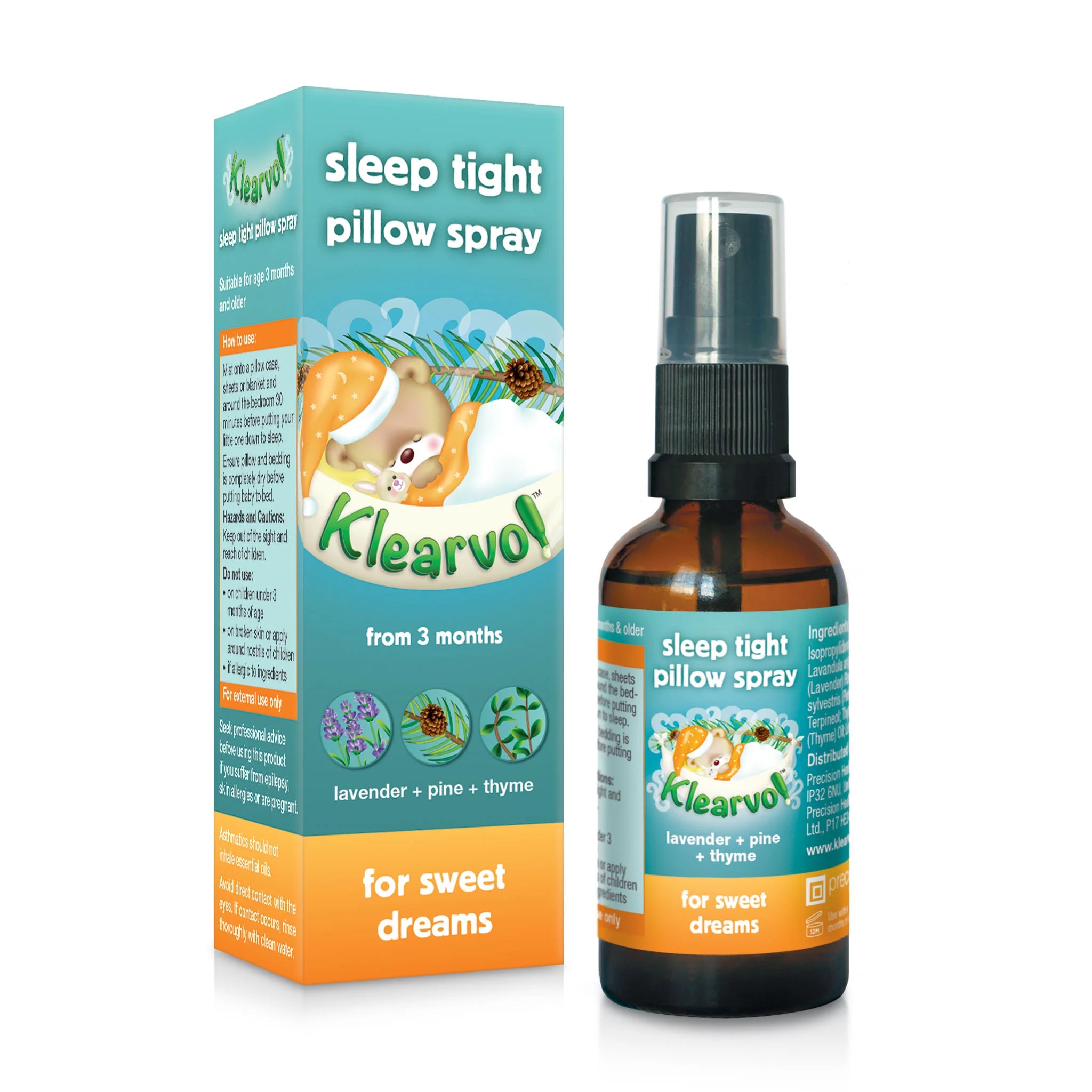 Klear-vol Sleep Tight Pillow Spray -100ml