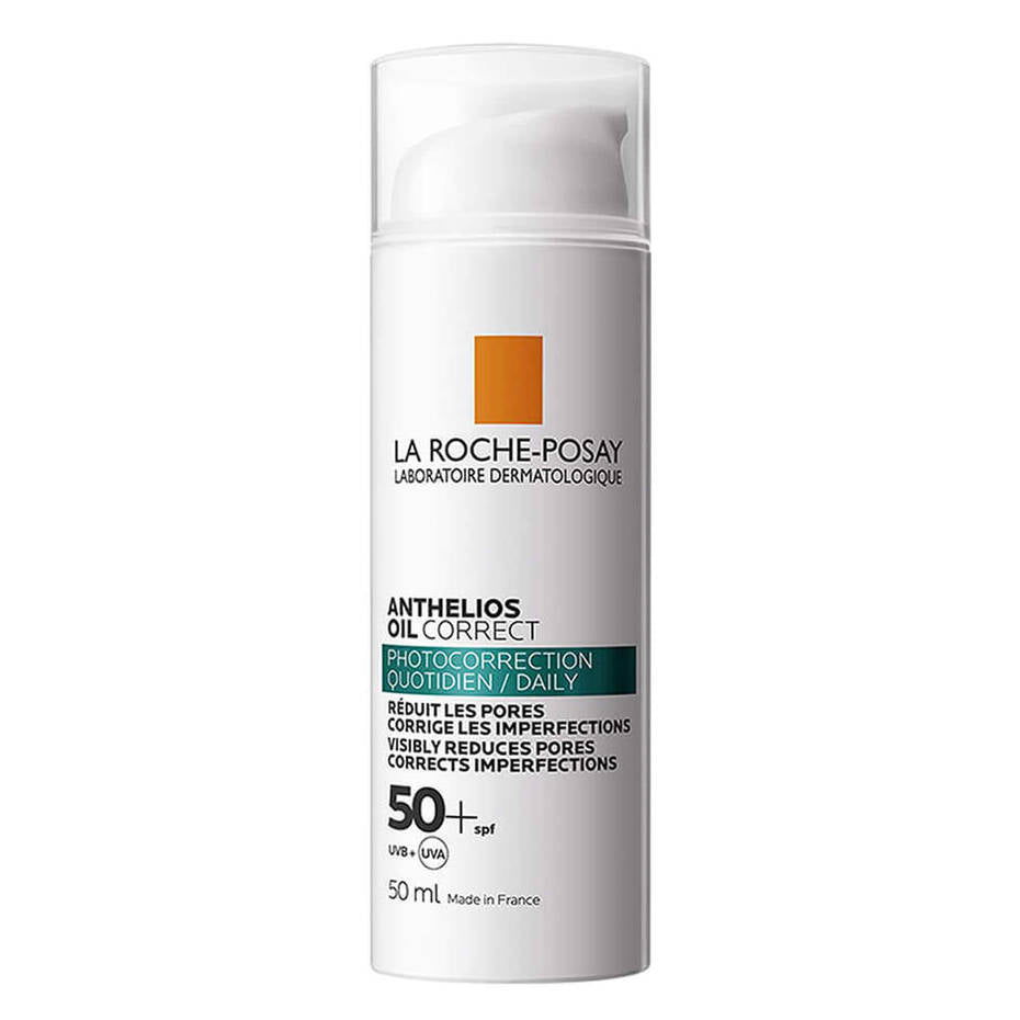 La Roche-Posay Anthelios Oil Correct SPF50+ gel cream 50ml product packaging front view