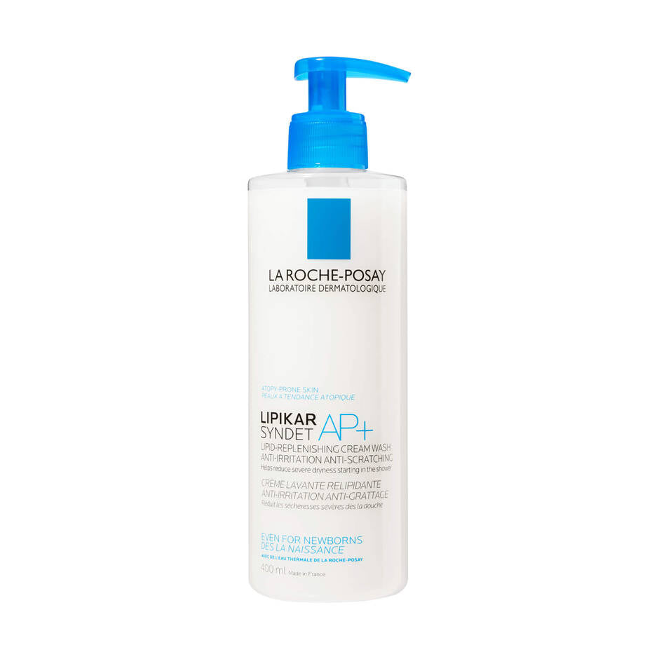 La Roche-Posay Lipikar Syndet AP+ 400ml cream wash for dry sensitive skin