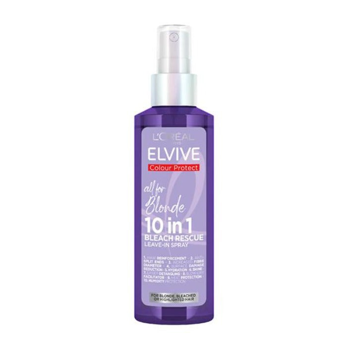 Loreal Elvive Colour Protect All For Blonde 10 In 1 Bleach Rescue Leave In Spray