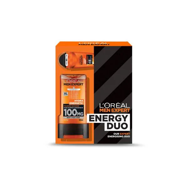 L’Oréal Men Expert Energy Duo Gift Set For Him With Shower Gel & Roll-On