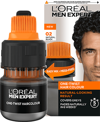 L'oreal Men Expert One Twist Hair Colour - 02 Natural Black