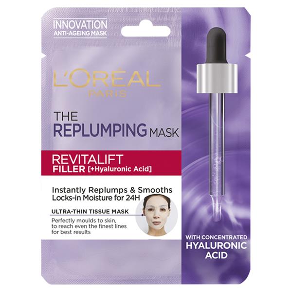 L'oreal Revitalift Filler Hyaluronic Acid Plumping Sheet Mask