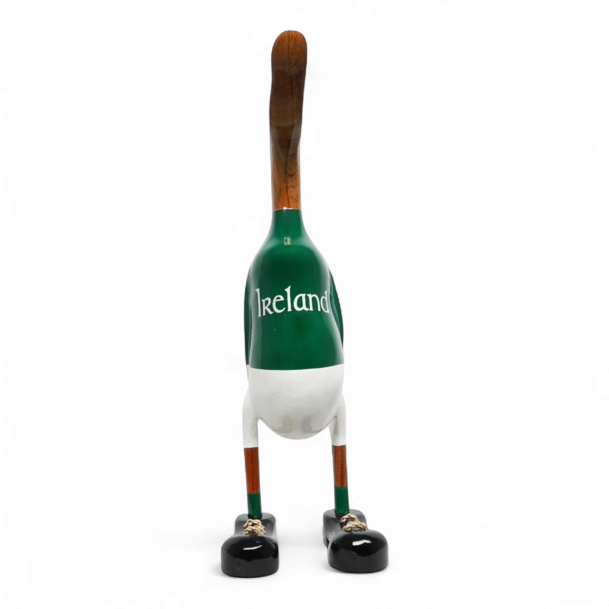 Ireland fan duck figure wearing green jersey – perfect gift for Ireland  fans