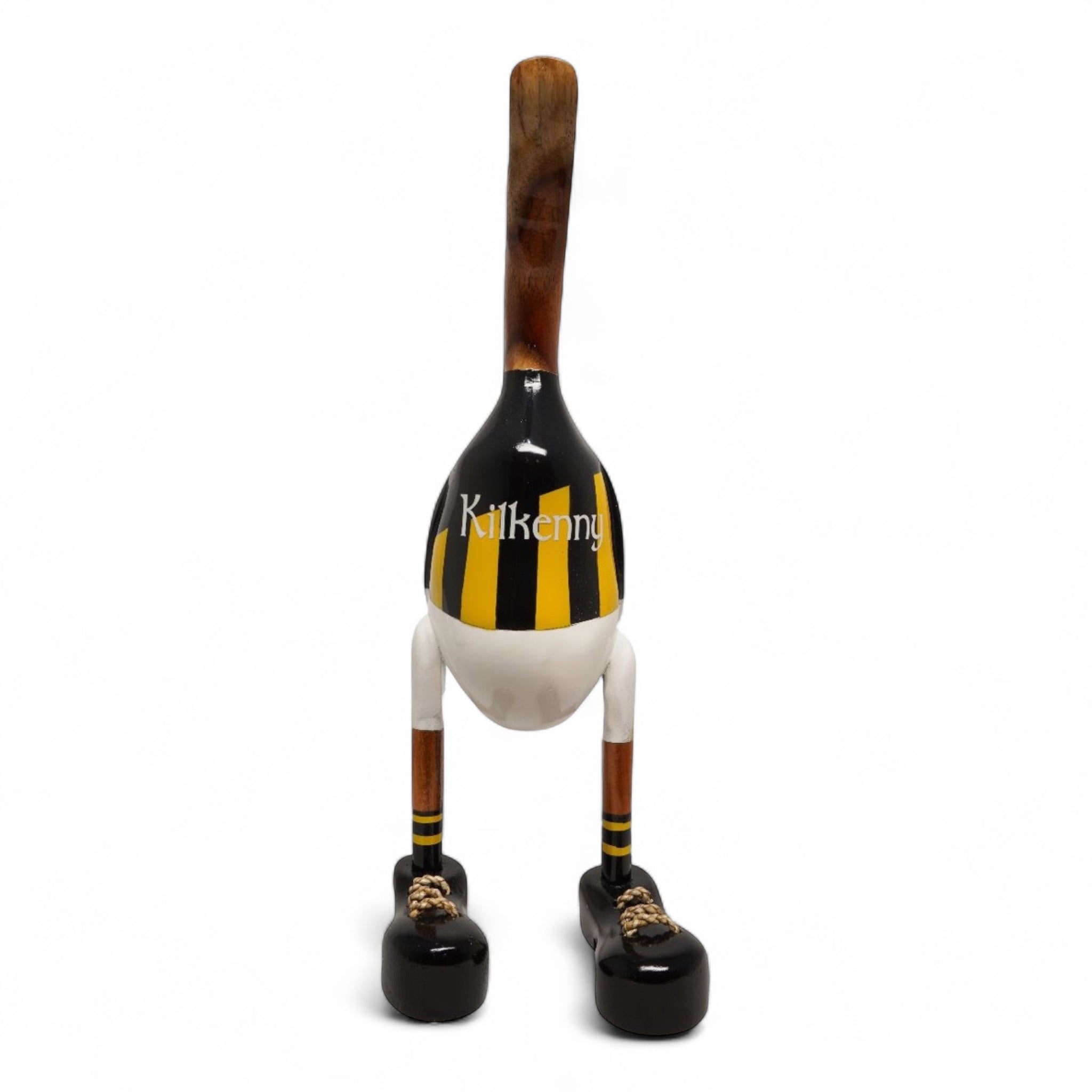 Handmade bamboo Kilkenny GAA duck gift – Irish-crafted décor
