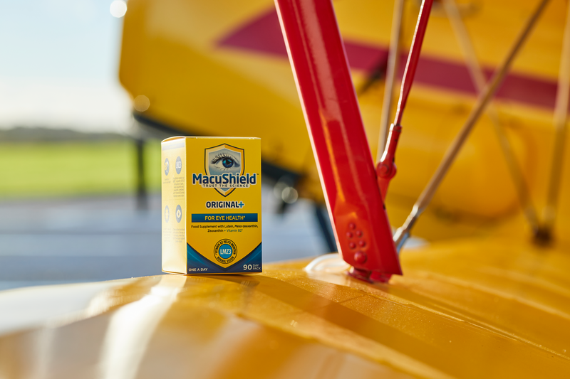 MacuShield triple carotenoid formula with lutein, zeaxanthin and vitamin B2