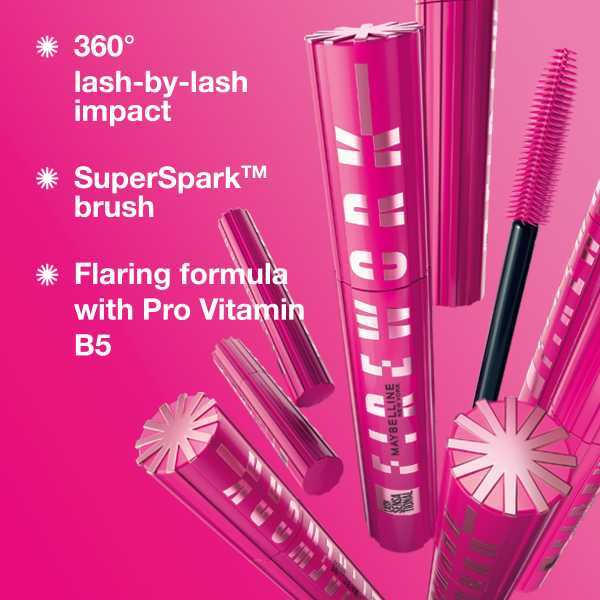 Maybelline 360 Lash Sensational Fireworks Waterproof Mascara Benefits